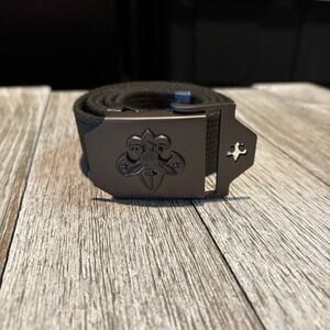 Boy Scouts of America BSA Web Belt And Buckle 42" Med/Large‎